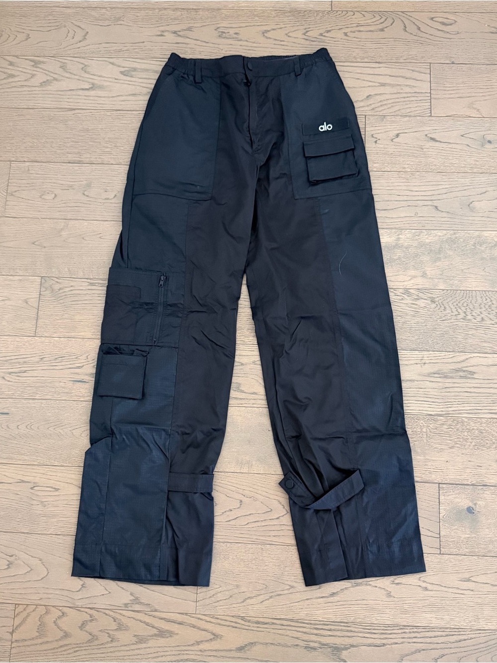 Alo Black Track Cargo Pants - Utility Style